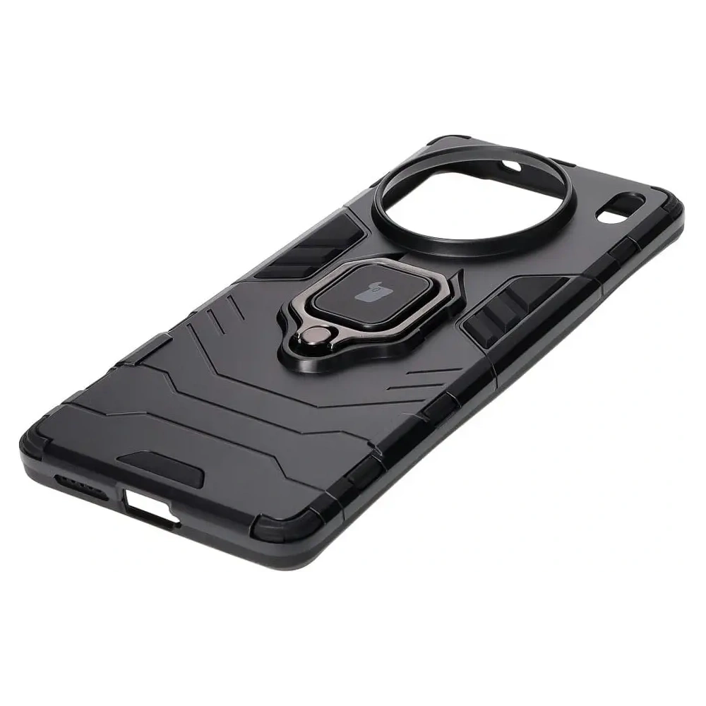 Etui Bizon Case Armor Ring do VIVO X90 Pro czarne