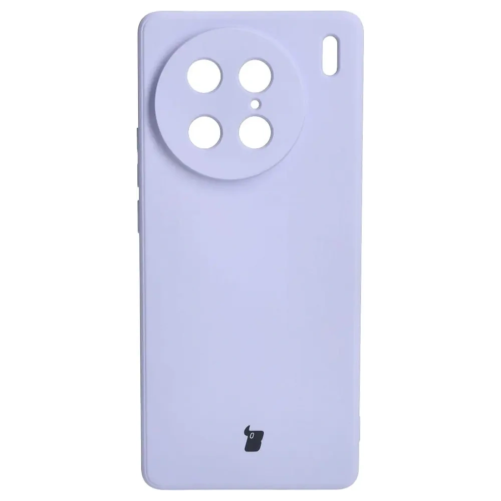 Etui Bizon Case Silicone Sq do VIVO X90 Pro jasnofioletowe
