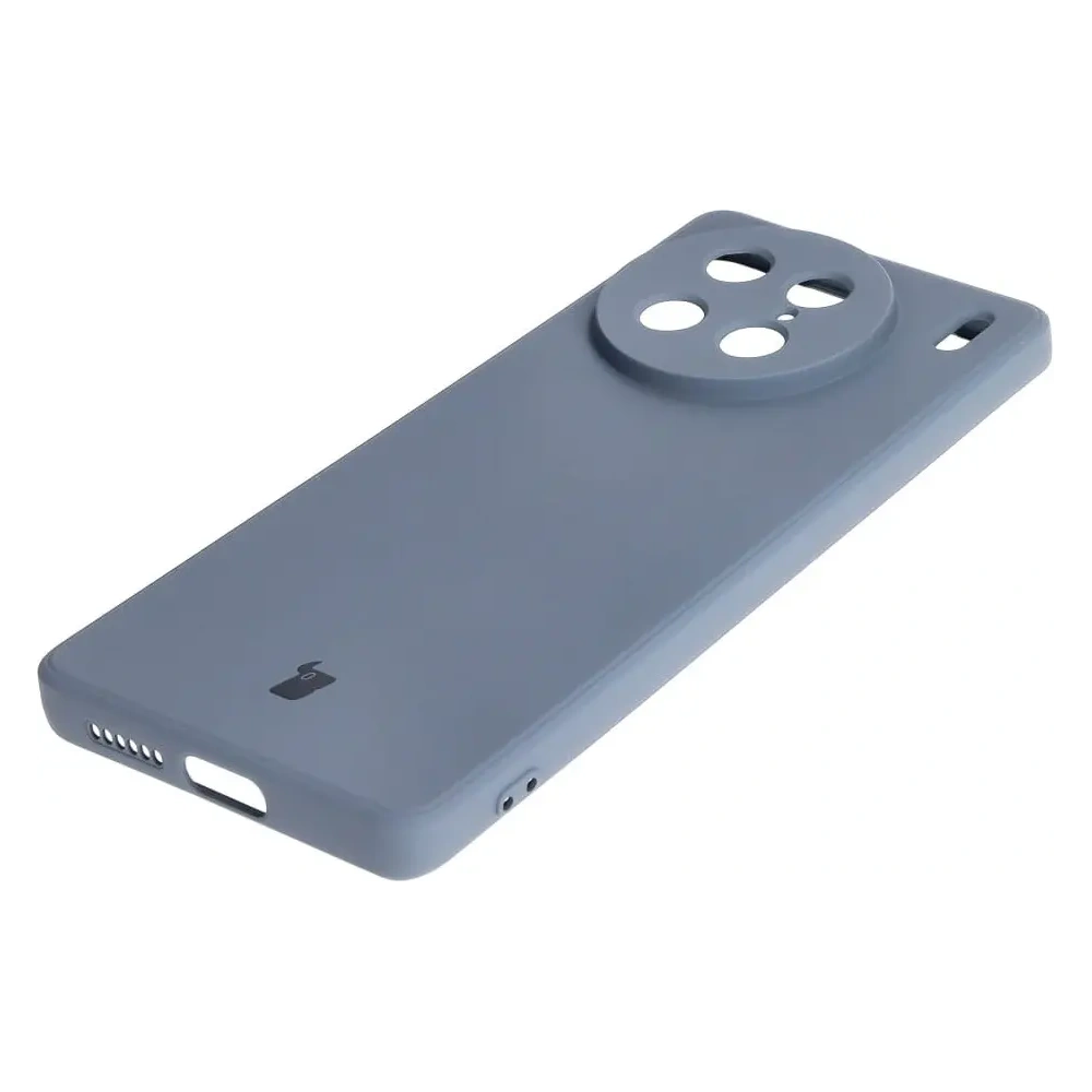 Etui Bizon Case Silicone Sq do VIVO X90 Pro szare