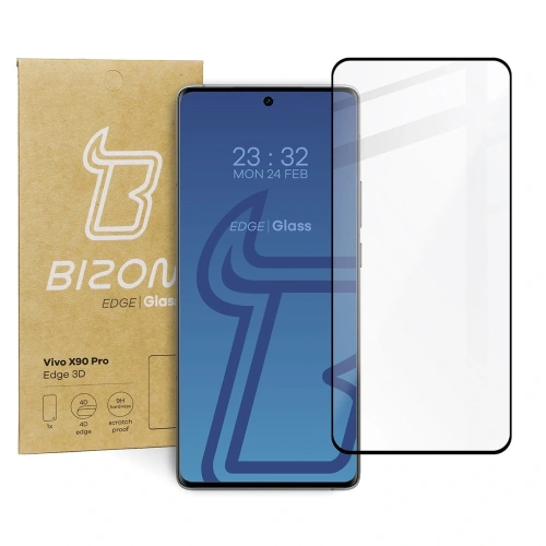 Kup Szkło hartowane BIZON Glass Edge 3D do Vivo X90 Pro - BIZ1888 - {ean13} - Sklep Home Screen
