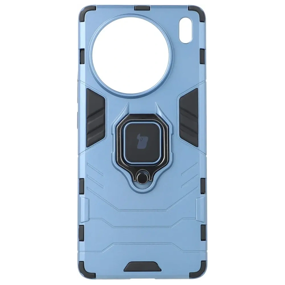 Etui Bizon Case Armor Ring do VIVO X90 Pro niebieskie