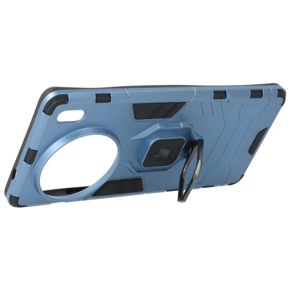 Etui Bizon Case Armor Ring do VIVO X90 Pro niebieskie