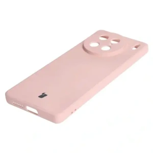 Etui Bizon Case Silicone Sq do VIVO X90 Pro jasnoróżowe