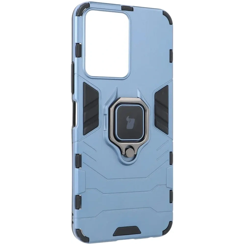 Etui Bizon Case Armor Ring do VIVO Y16 niebieskie
