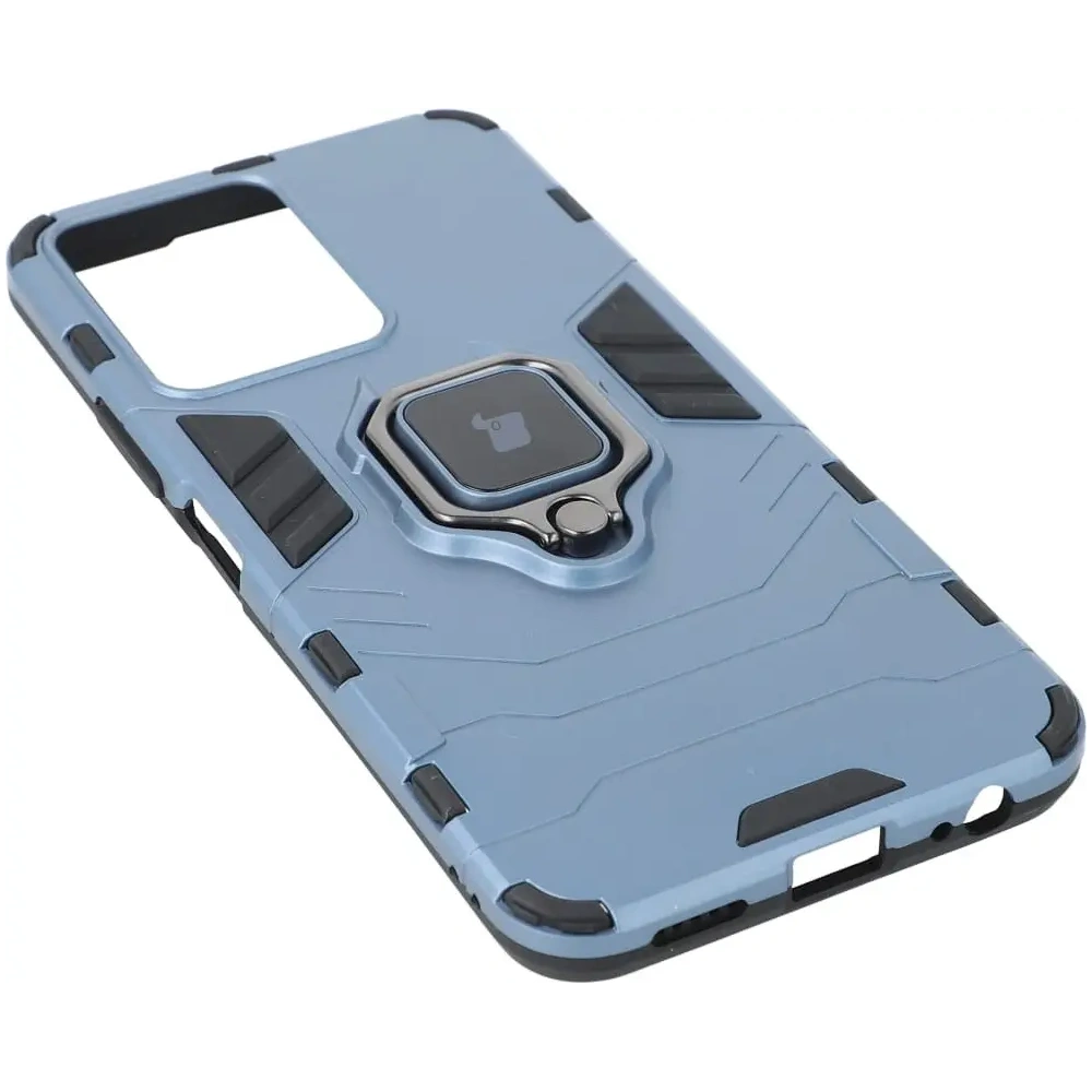 Etui Bizon Case Armor Ring do VIVO Y16 niebieskie