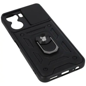 Etui Bizon Case CamShield Ring do VIVO Y16 czarne