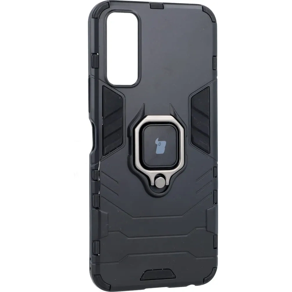 Etui Bizon Case Armor Ring do Vivo Y11S / Y20 czarne