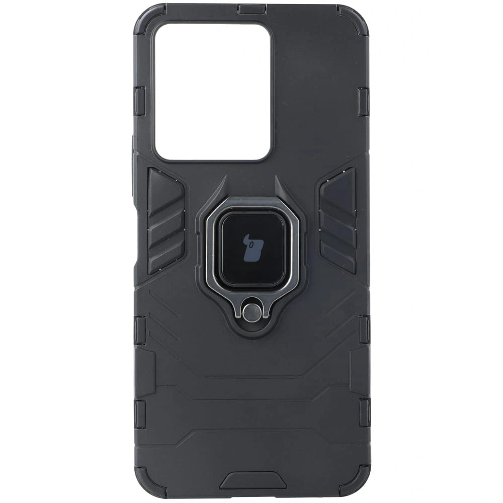 Etui Bizon Case Armor Ring do VIVO Y35/Y22S czarne