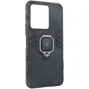 Etui Bizon Case Armor Ring do VIVO Y35/Y22S czarne