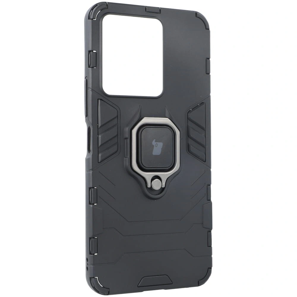 Etui Bizon Case Armor Ring do VIVO Y35/Y22S czarne