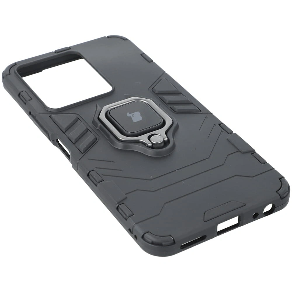 Etui Bizon Case Armor Ring do VIVO Y35/Y22S czarne