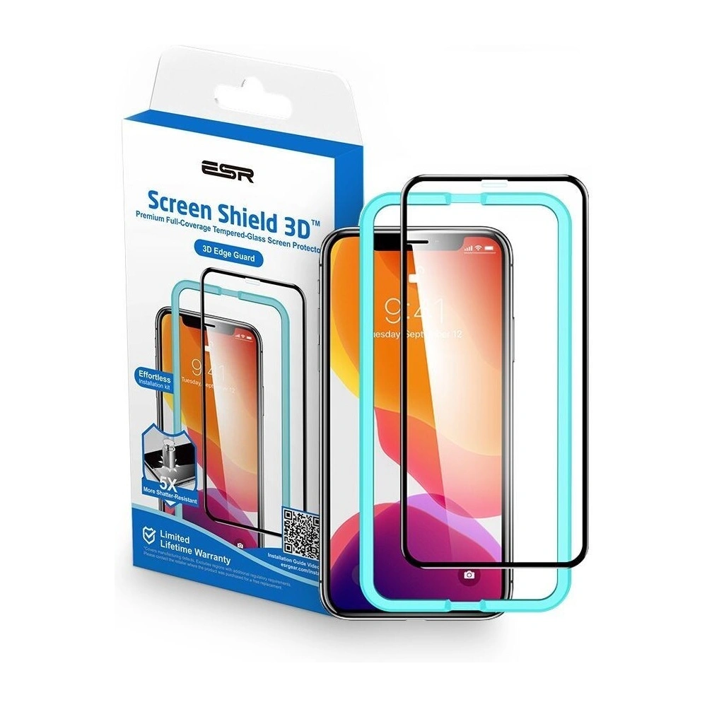 Szkło ESR Screen Shield 3D Apple iPhone 11 Pro Max Black