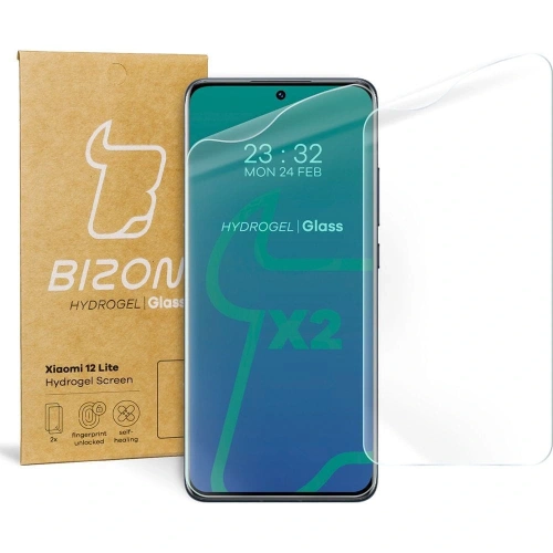 Buy Bizon Glass Hydrogel Xiaomi 12 Lite [2 PACK] - BIZ1908 - {ean13} - Home Screen Store Europe