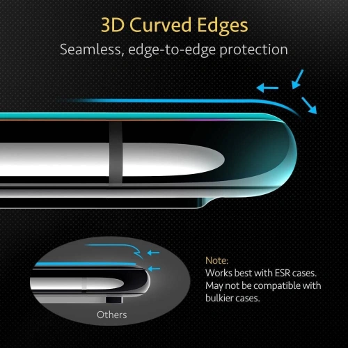 Kup Üveg ESR Képernyővédő 3D Apple iPhone 11 Pro Max Fekete - ESR121BLK - {ean13} - Sklep Home Screen