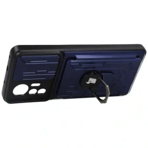 Kup Bizon Case Camshield Kártyahely Gyűrű Xiaomi 12 Lite tengerészkék - BIZ1911 - {ean13} - Sklep Home Screen