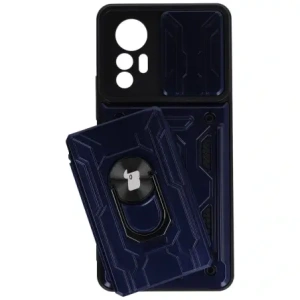 Kup Bizon Case Camshield Kártyahely Gyűrű Xiaomi 12 Lite tengerészkék - BIZ1911 - {ean13} - Sklep Home Screen