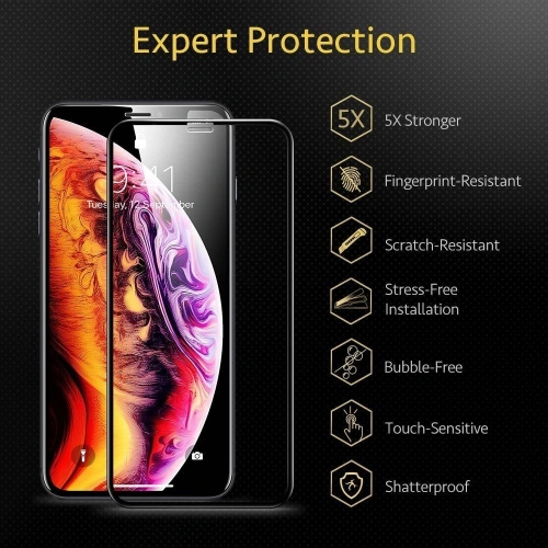 Kup Üveg ESR Képernyővédő 3D Apple iPhone 11 Pro Max Fekete - ESR121BLK - {ean13} - Sklep Home Screen