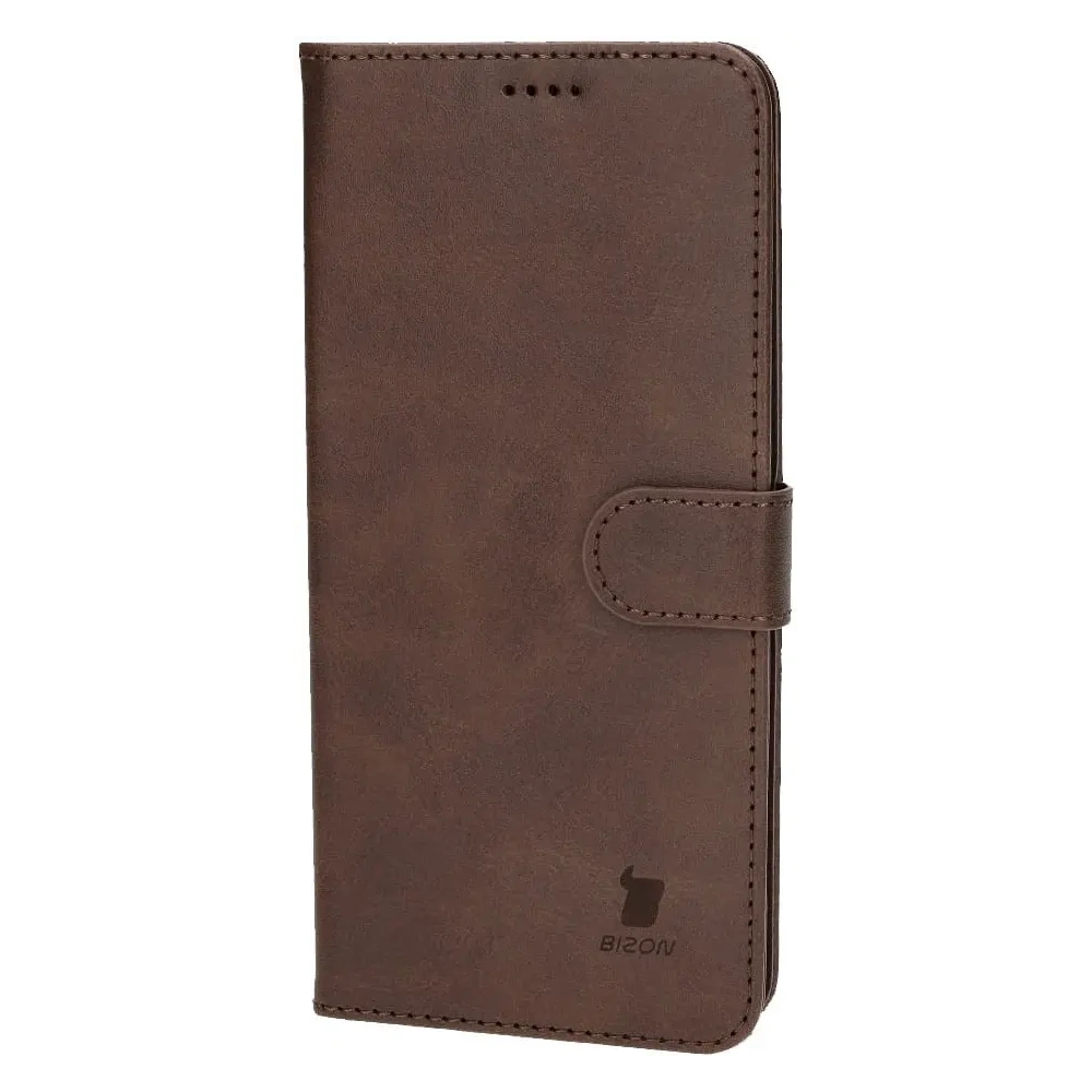 Etui Bizon Case Wallet do Xiaomi 12 Lite ciemnobrązowe