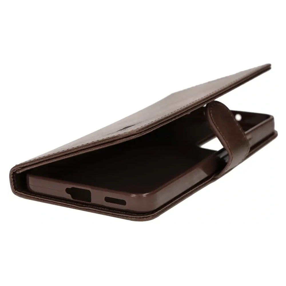 Etui Bizon Case Wallet do Xiaomi 12 Lite ciemnobrązowe