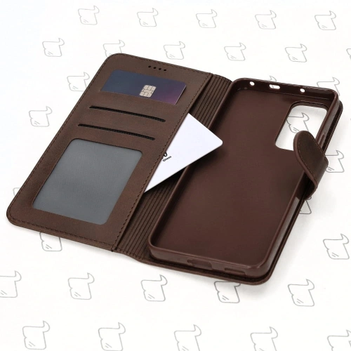 Kup Bizon Case Wallet Xiaomi 12 Lite dunkelbraun - BIZ1912 - {ean13} - Sklep Home Screen