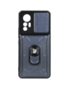 Bizon Case Camshield Kartensteckplatz Ring Xiaomi 12 Lite grau