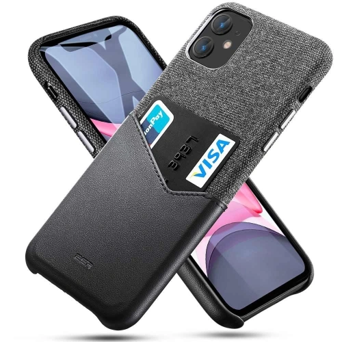 Kup Etui ESR Metro Wallet Apple iPhone 11 Fekete - ESR123BLK - {ean13} - Sklep Home Screen