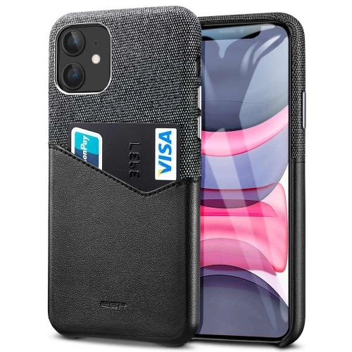 Kup Etui ESR Metro Wallet Apple iPhone 11 Fekete - ESR123BLK - {ean13} - Sklep Home Screen