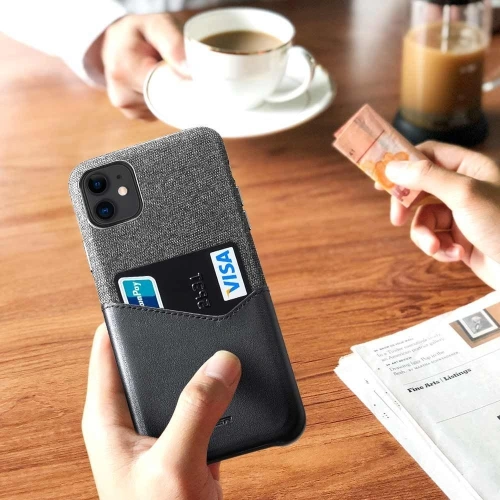 Kup Etui ESR Metro Wallet Apple iPhone 11 Fekete - ESR123BLK - {ean13} - Sklep Home Screen