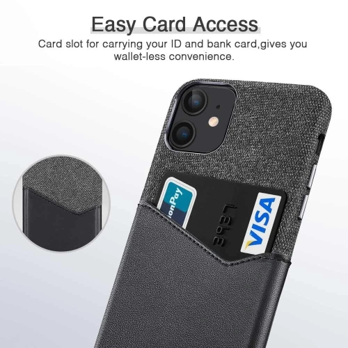 Kup Etui ESR Metro Wallet Apple iPhone 11 Fekete - ESR123BLK - {ean13} - Sklep Home Screen