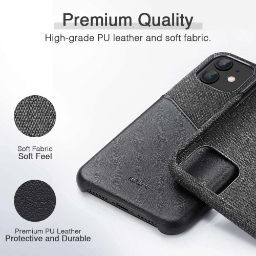 Kup ESR Apple Tasche Metro Wallet iPhone 11 Schwarz - ESR123BLK - {ean13} - Sklep Home Screen