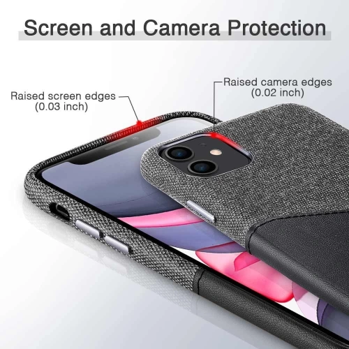 Kup Etui ESR Metro Wallet Apple iPhone 11 Fekete - ESR123BLK - {ean13} - Sklep Home Screen