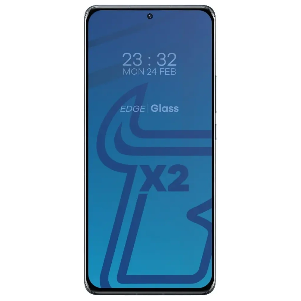 Szkło hartowane Bizon Glass Edge 3D - [2 PACK] + ochrona na obiektyw Xiaomi 12 Pro czarne