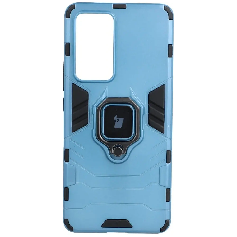 Etui Bizon Case Armor Ring do Xiaomi 12 Pro niebieskie