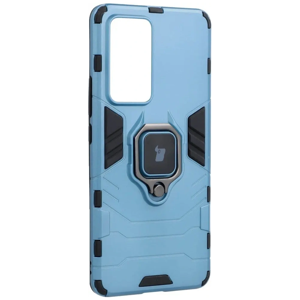 Etui Bizon Case Armor Ring do Xiaomi 12 Pro niebieskie