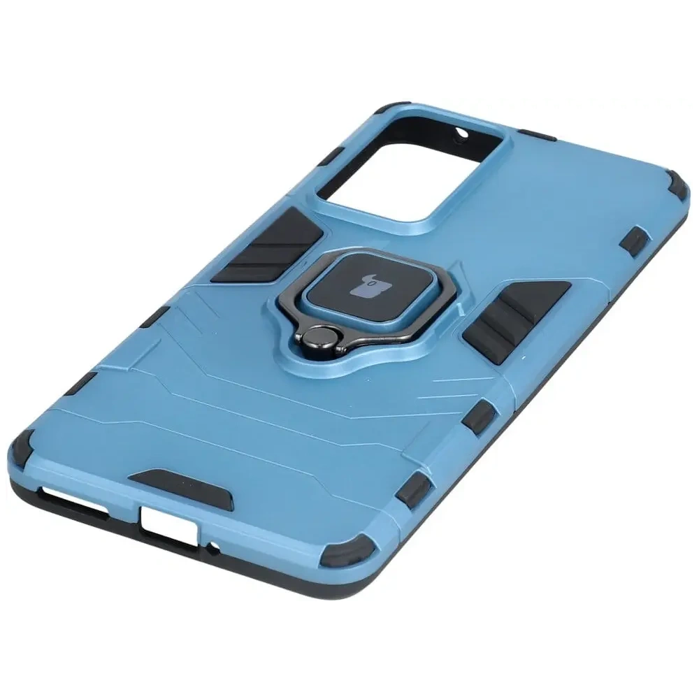 Etui Bizon Case Armor Ring do Xiaomi 12 Pro niebieskie