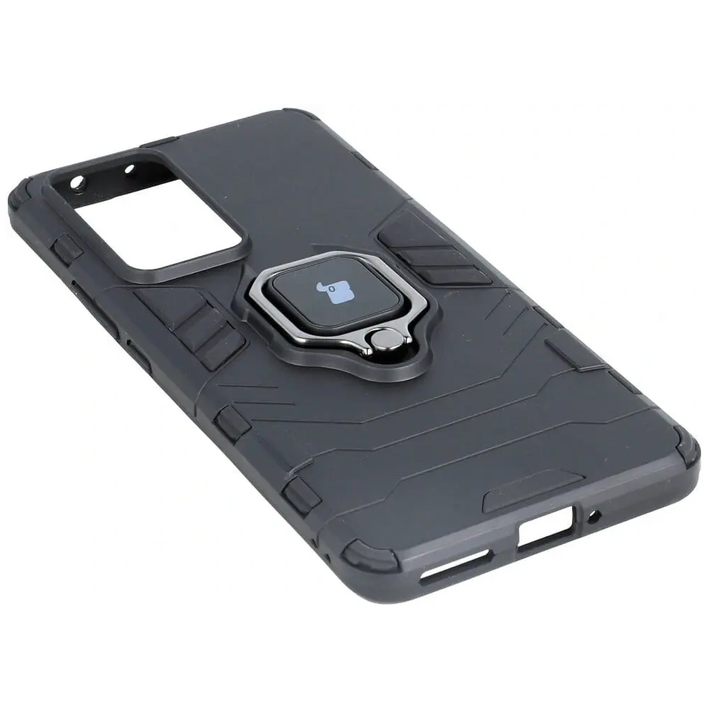 Etui Bizon Case Armor Ring do Xiaomi 12 Pro czarne