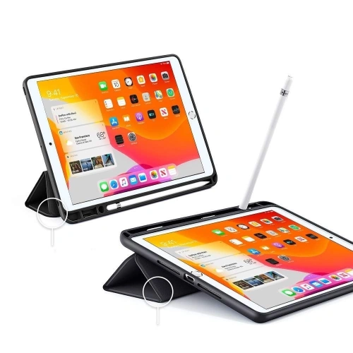 Kup Etui ESR Rebound Pencil Apple iPad 10.2 2019 Fekete - ESR125BLK - {ean13} - Sklep Home Screen