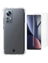 Bizon Case Clear Pack case + 2x screen film Xiaomi 12/12x clear