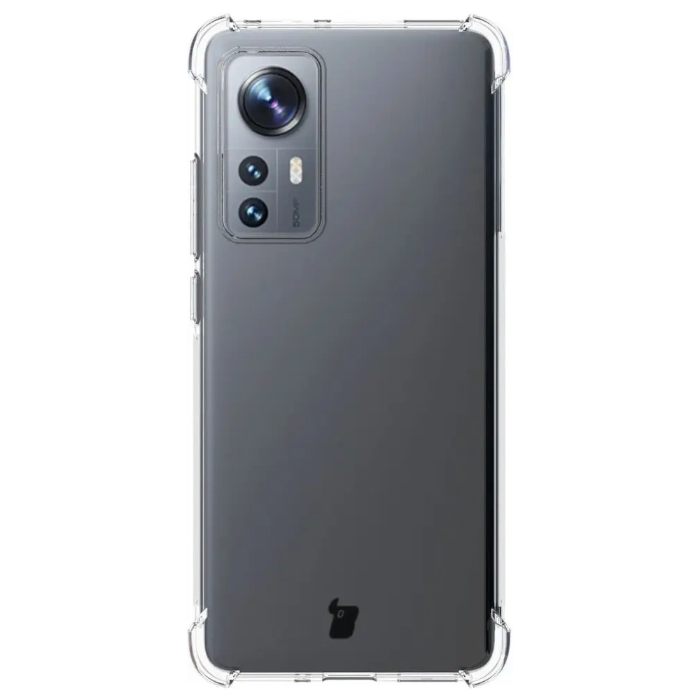 Etui + 2x folia Bizon Case Clear Pack do Xiaomi 12/12x przezroczyste