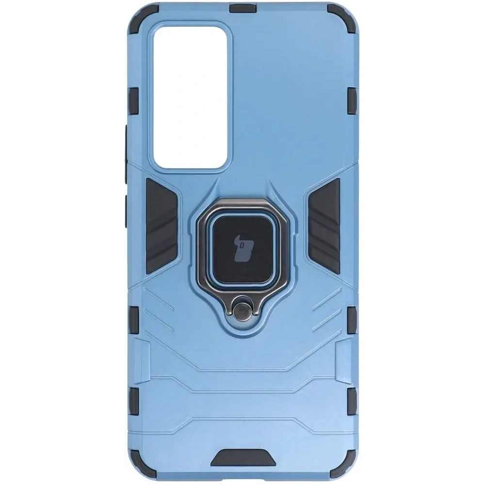 Etui Bizon Case Armor Ring do Xiaomi 12T niebieskie