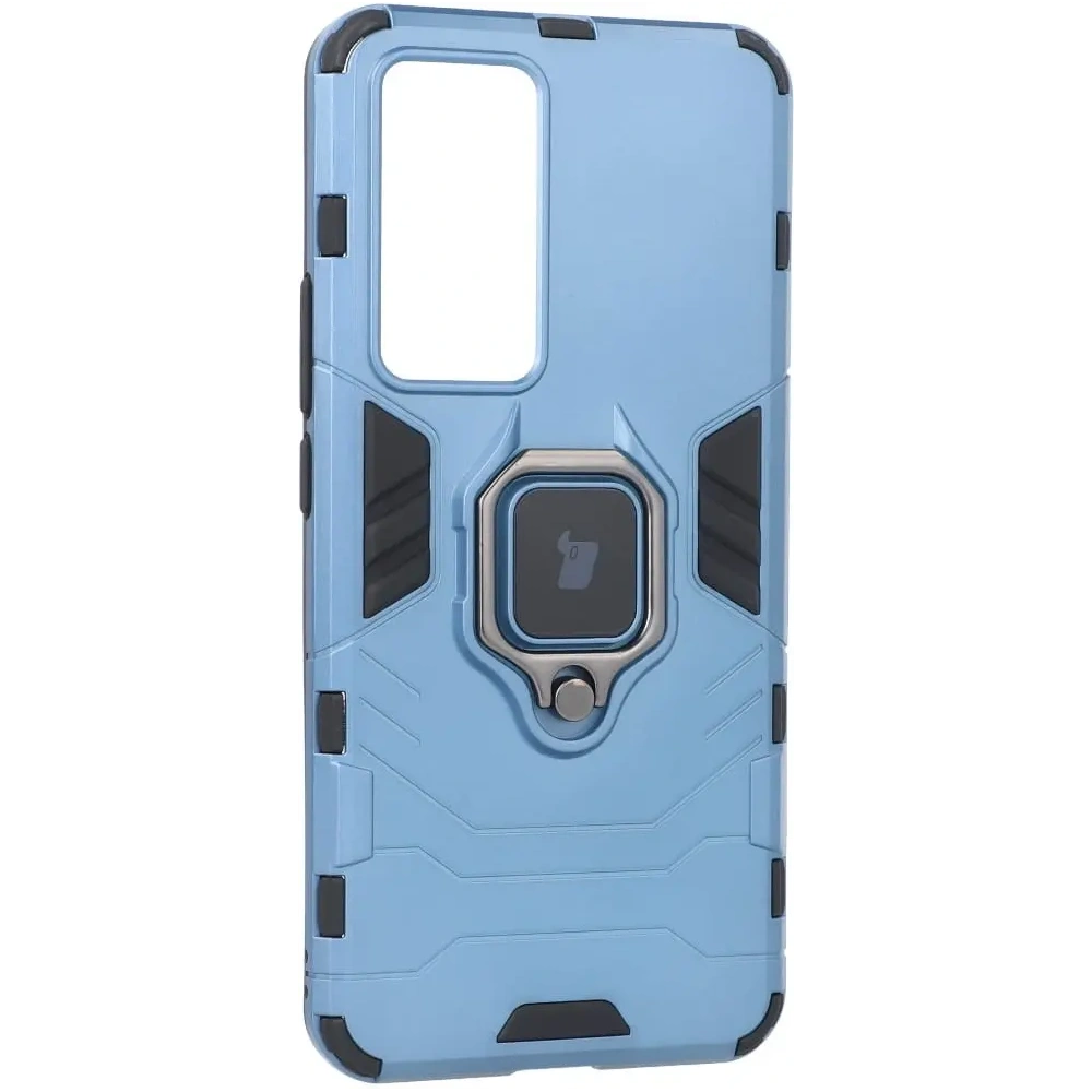 Etui Bizon Case Armor Ring do Xiaomi 12T niebieskie