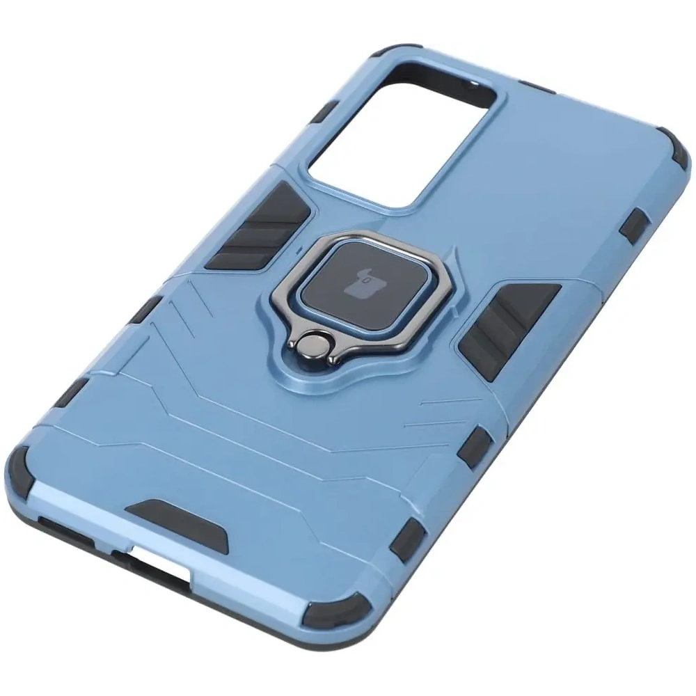 Etui Bizon Case Armor Ring do Xiaomi 12T niebieskie