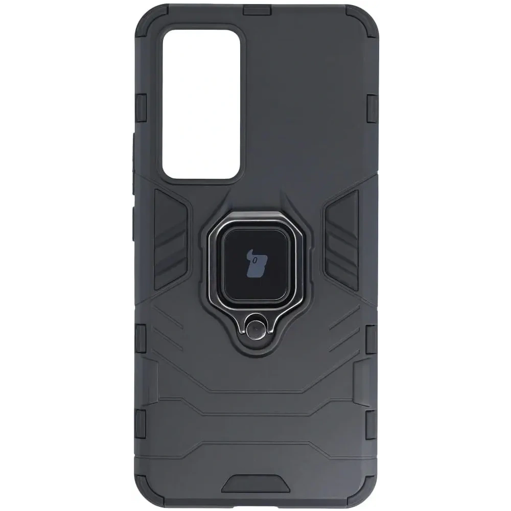 Etui Bizon Case Armor Ring do Xiaomi 12T czarne