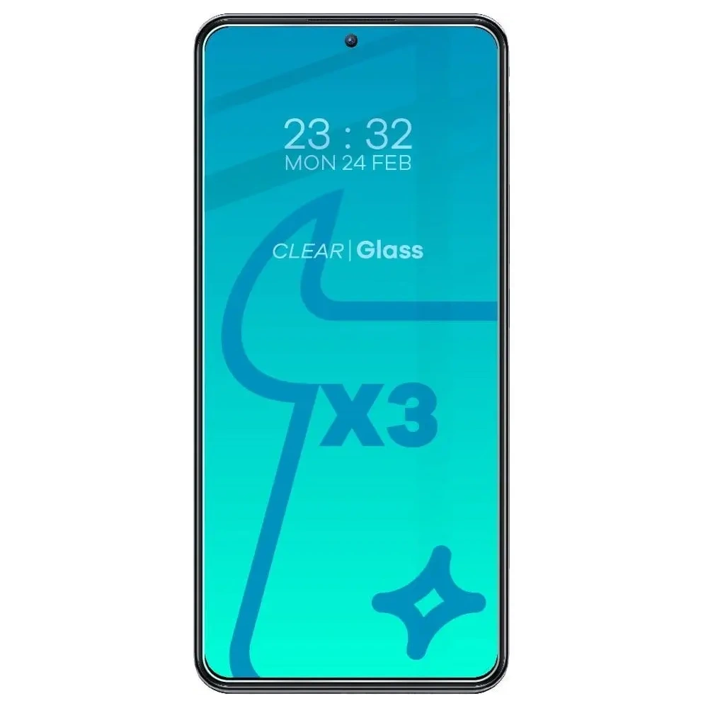 3x Szkło na ekran + szkło na aparat BIZON Clear 2 do Xiaomi 12T