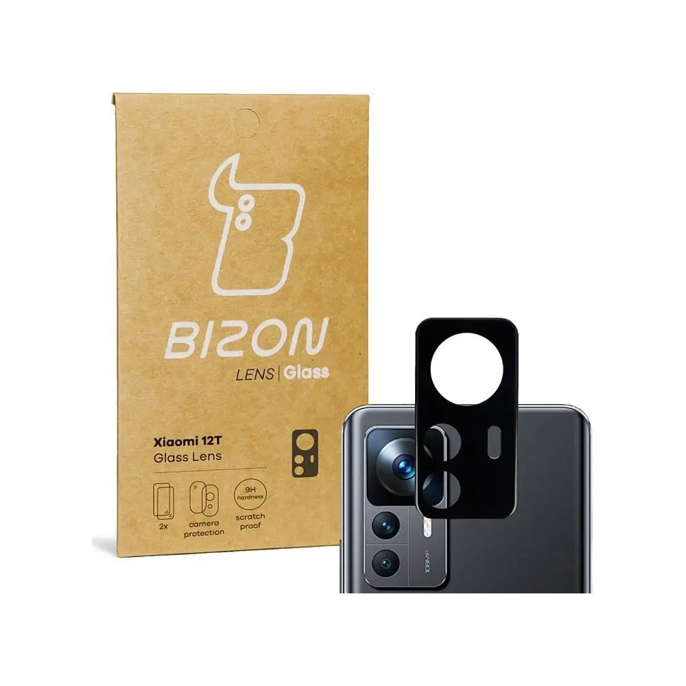 Szkło na aparat Bizon Glass Lens do Xiaomi 12T [2 PACK]