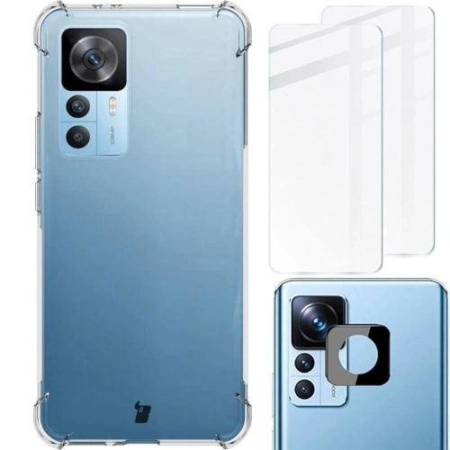 Kup Bizon Case Clear Pack tok + 2x képernyő üveg + lencse üveg Xiaomi 12T Pro átlátszó - BIZ1942 - {ean13} - Sklep Home Screen