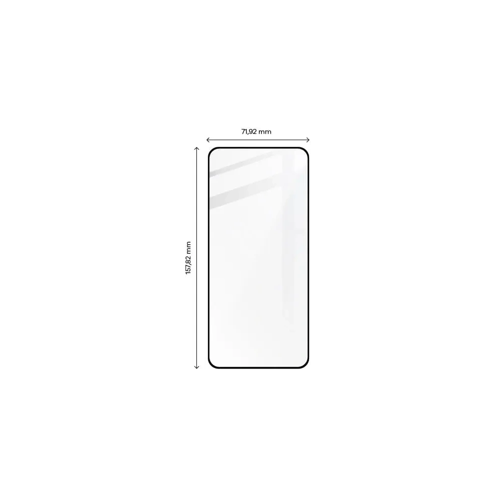Szkło hartowane Bizon Glass Edge 2 do Xiaomi 12T / 12T Pro czarne