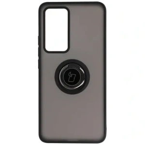 Kup Etui s úchytem na prst Bizon Case Hybrid Ring pro Xiaomi 12T / 12T Pro kouřové s černým rámečkem - BIZ1946 - {ean13} - Sklep Home Screen