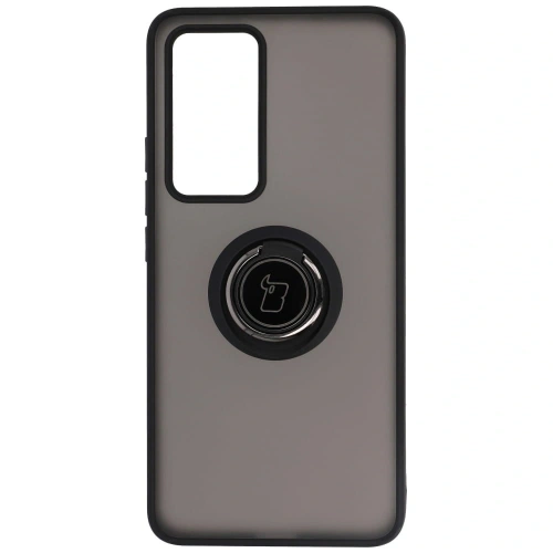 Kup Etui s úchytem na prst Bizon Case Hybrid Ring pro Xiaomi 12T / 12T Pro kouřové s černým rámečkem - BIZ1946 - {ean13} - Sklep Home Screen