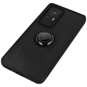 Kup Etui s úchytem na prst Bizon Case Hybrid Ring pro Xiaomi 12T / 12T Pro kouřové s černým rámečkem - BIZ1946 - {ean13} - Sklep Home Screen